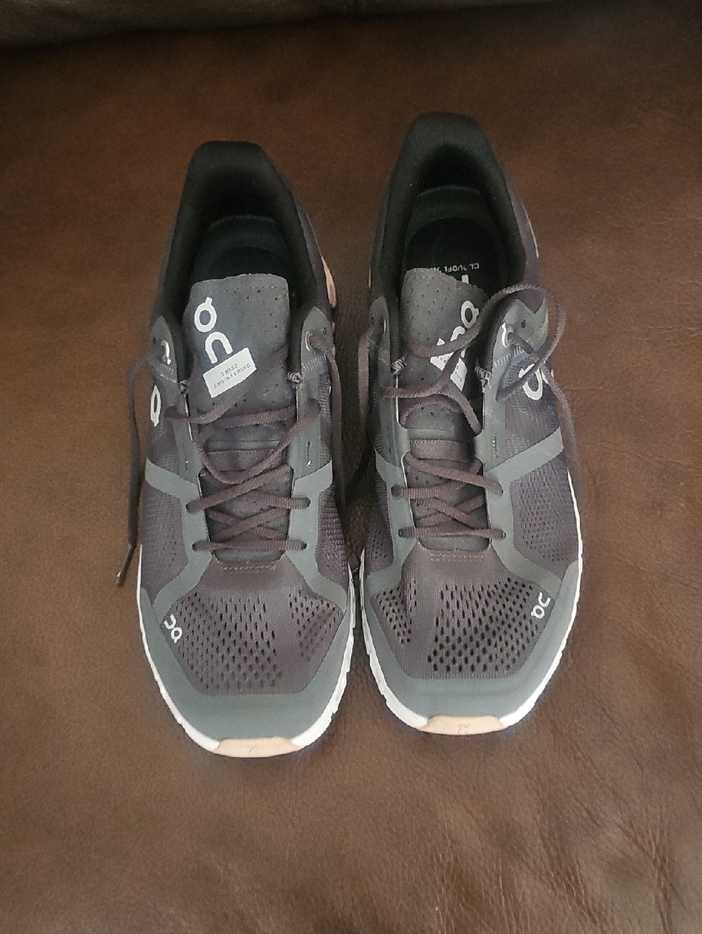 On Running Black and White Women's Running Shoes